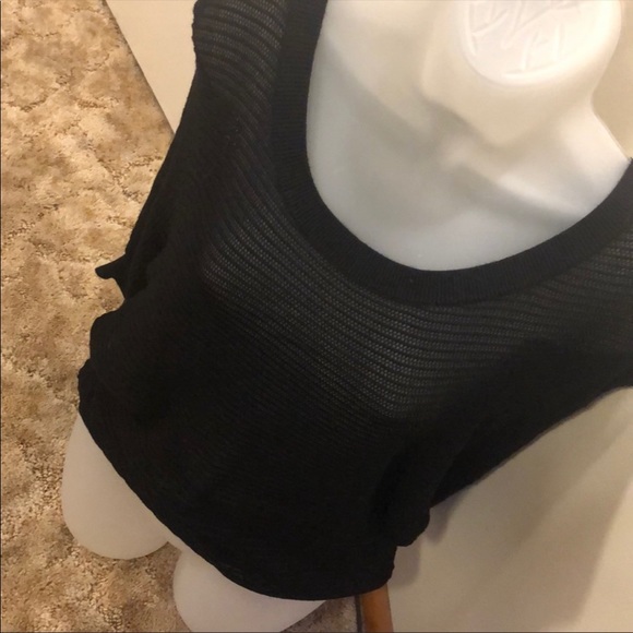 Express black sheer top - Picture 3 of 4